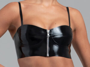 Latex Bad Girl Bra Top