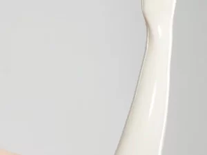 Öntött latexből készült hosszú kesztyű fehér színben
