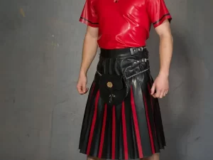 ラテックスコントラストカラーポロシャツ