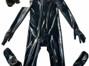 Latex Full Cover Catsuit Transparent Eyes