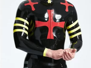 Mandlig Crossway Front Zip Catsuit