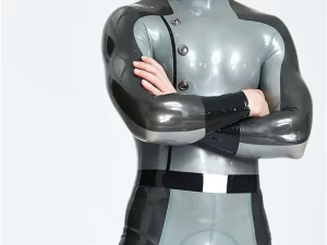Macacão Masculino de Látex Comandante de Voo
