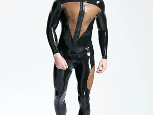 Male Dome Delusion Front Zipper Catsuit