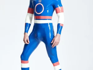 Male Circle Of Life Back Zip Catsuit