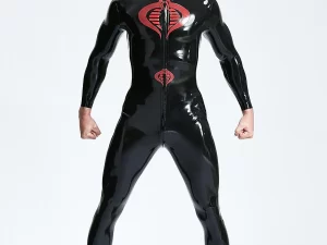 Male Symbolic Front Through-Zip Catsuit