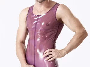 Male Open Bum Singlet Suit
