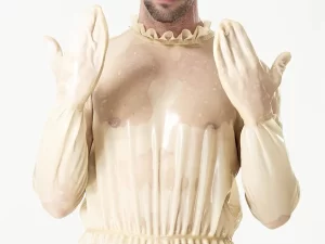 Male Frivolous Translucent Play Suit