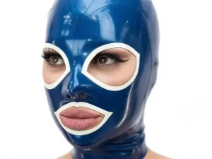 Latex Hood with Ponytail