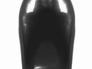 latex black pencil skirt