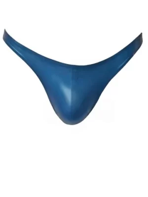 Latex pouch with thong back