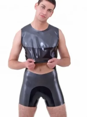 Latex Boxer Short model Pac