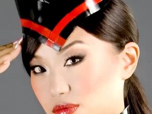 Latex Military Cap