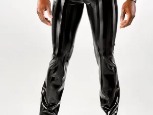 Latex Pants with Stripes