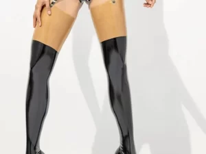 Latex Sleek Molded Overknee Stockings