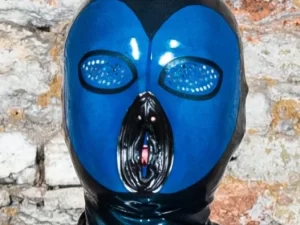 Latex mask pussy face