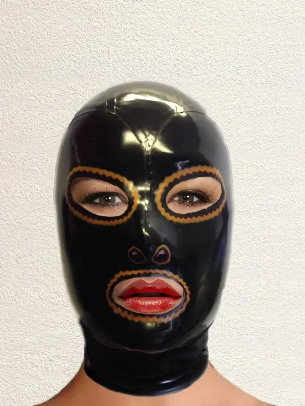 Latex Nurse red mask