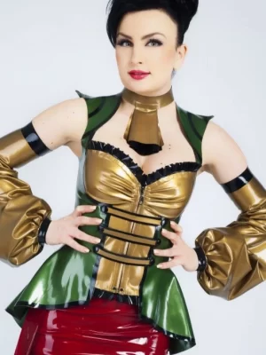Latex Piratess Jacket