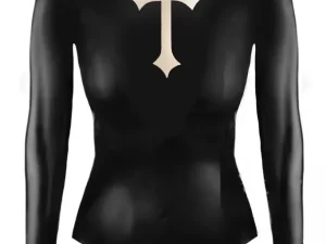 Latex Nun playsuit