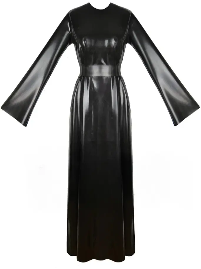 Latex Geometric dress