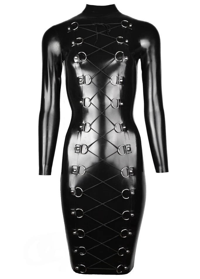 Latex Whiplash dress