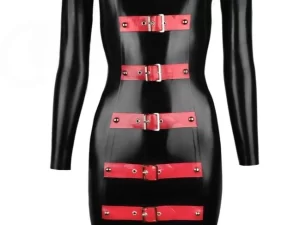 Latex Whiplash dress