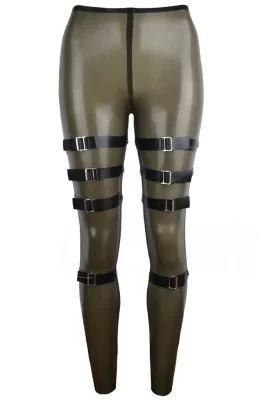 Latex Asylum Strap Leggings