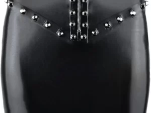 Latex Mercury mini skirt