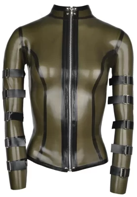 Latex Asylum Strap Top