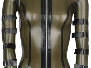 Latex Asylum Strap Top