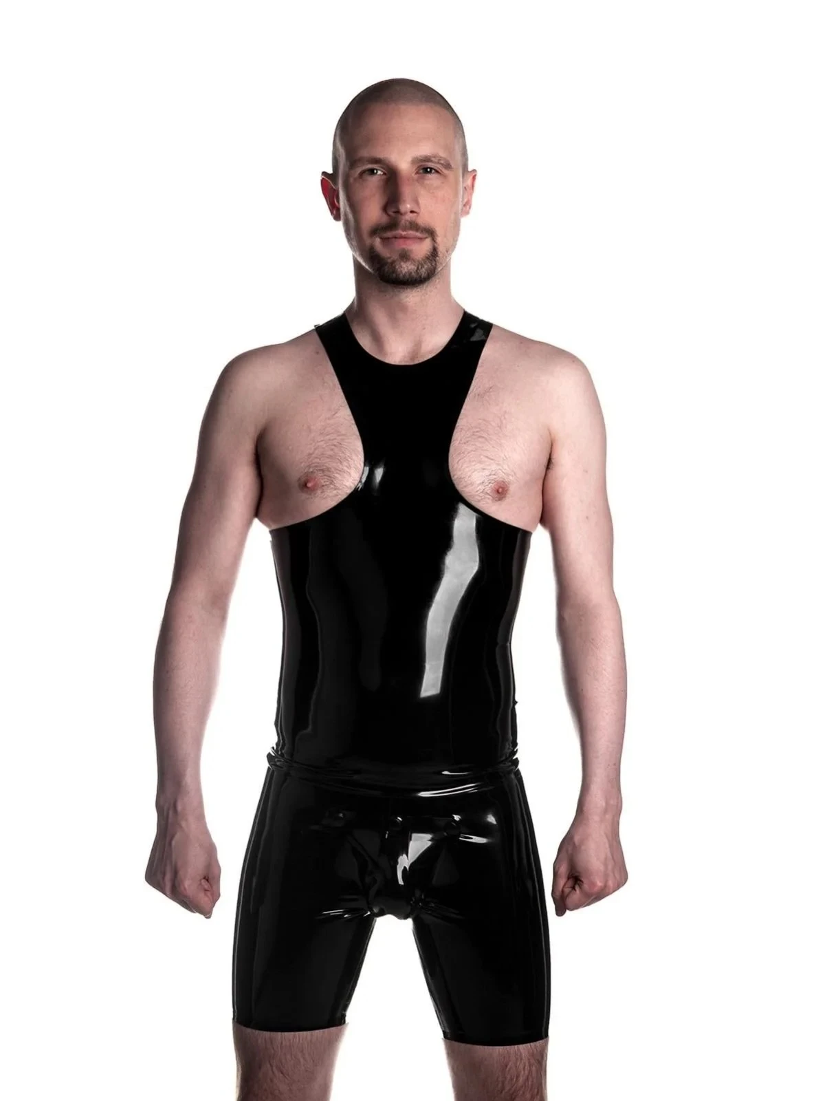 Latex Dual Stripe Short Sleeve T-Shirt