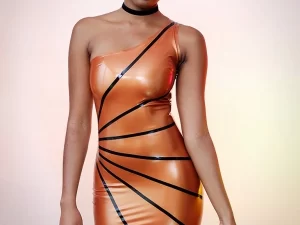 Latex SunRay Dress