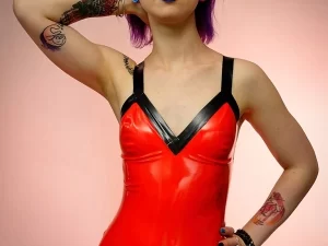 Latex Marnie top