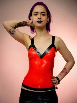 Latex Marnie top