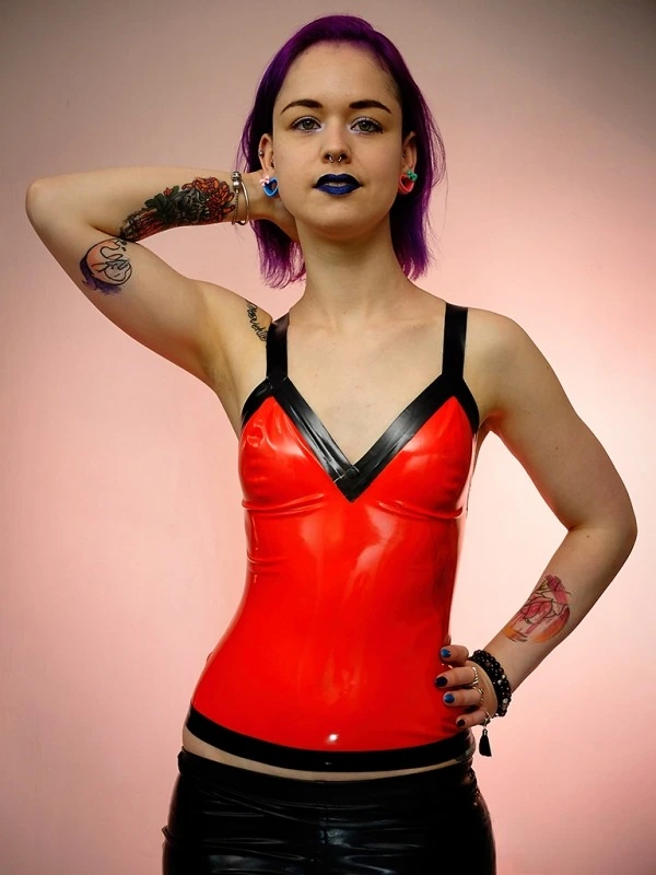 Latex Pin up top