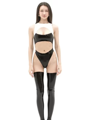 Latex 2-pieces Bodysuit