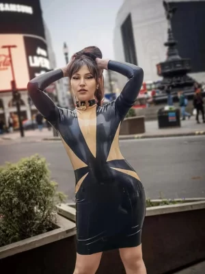Latex Hollywood Dress