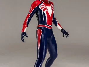 Latex Male Spidey Two Latex Costume Catsuit