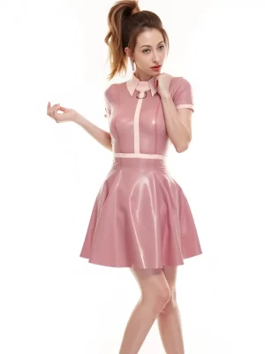 Latex Emily Dress With Metal Ring