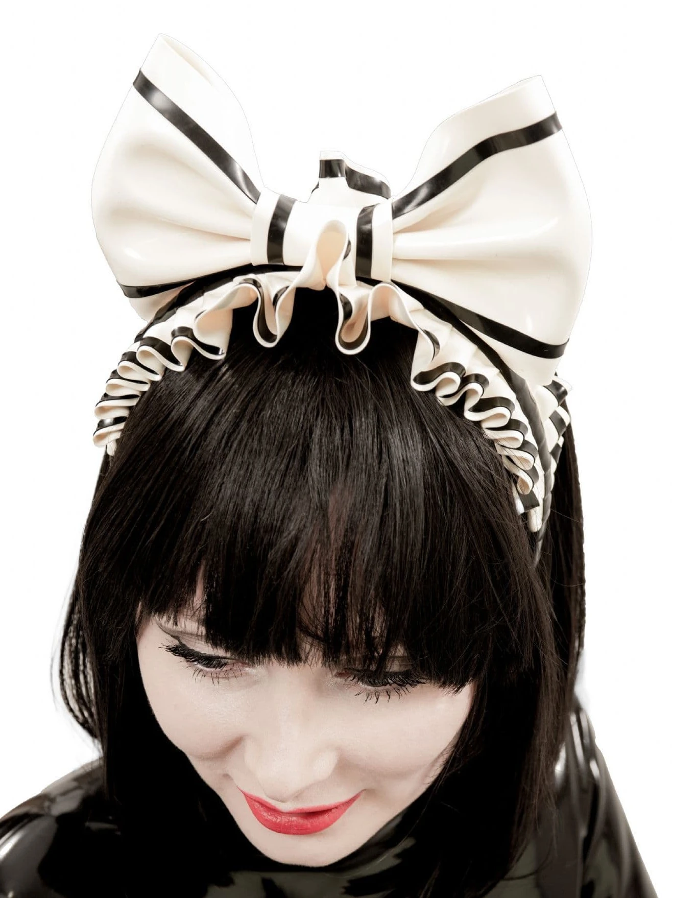Latex Maids Bow headdress Latex Maids Bow headdress