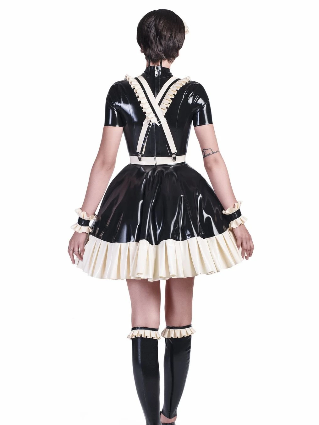 Latex dress Hokori for a maid Latex dress Hokori for a maid