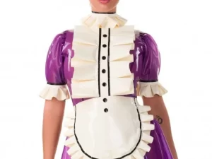 Latex Saucy Maid Rubber Uniform Dress