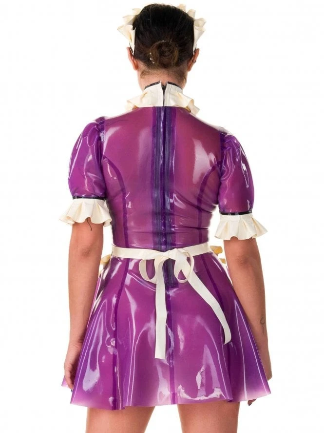 Latex Saucy Maid Rubber Uniform Dress Latex Saucy Maid Rubber Uniform Dress