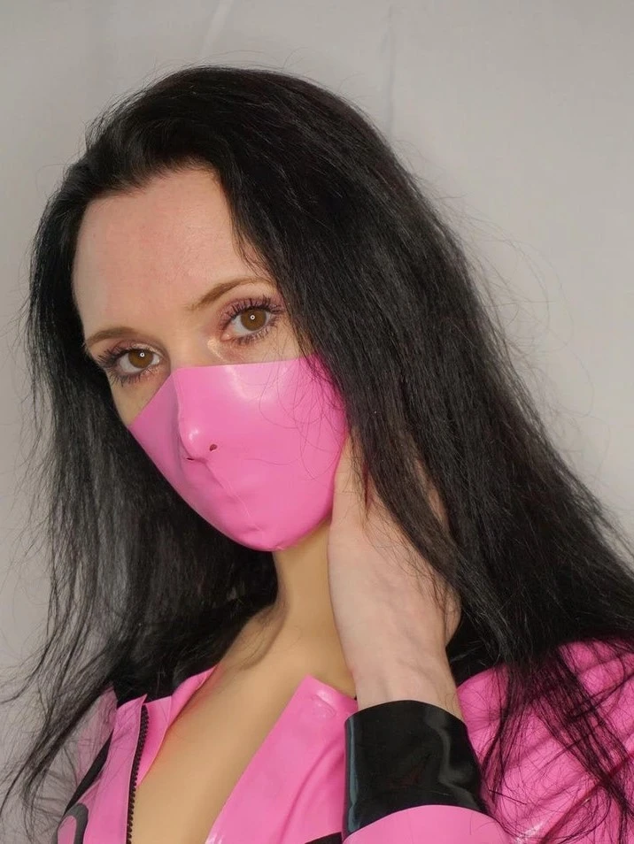 Latex Micro Pussy Mouth Mask Latex Micro Pussy Mouth Mask