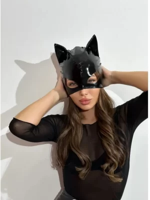 latex Christmas Cat Face Mask