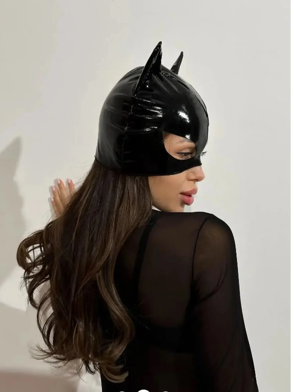 latex Christmas Cat Face Mask latex Christmas Cat Face Mask