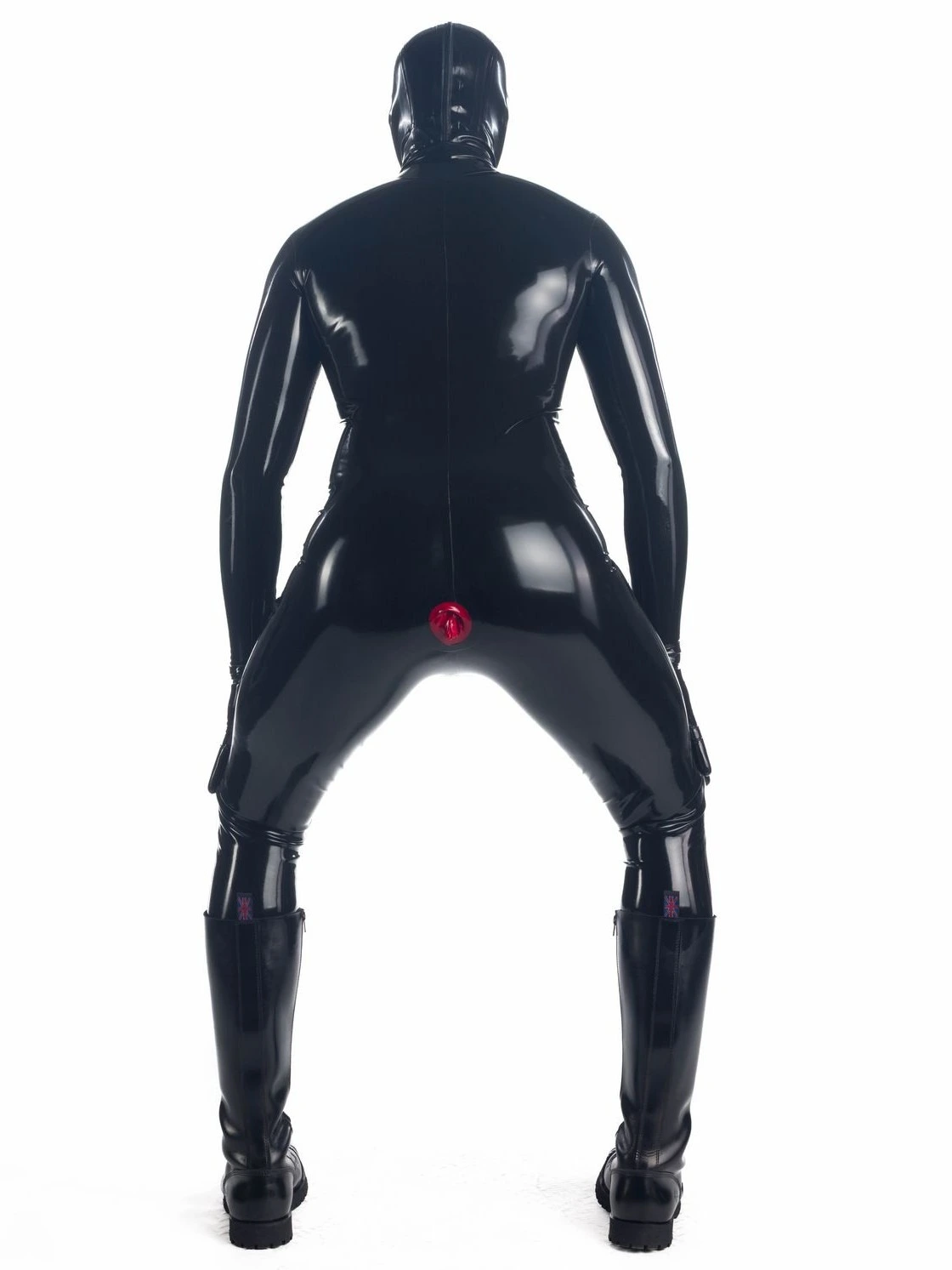 Latex Super Slim Cut Dungarees