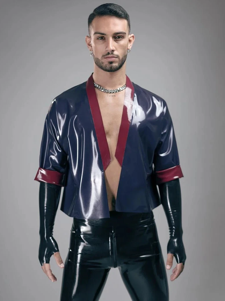 Latex Raglan T-shirt: Short Sleeves