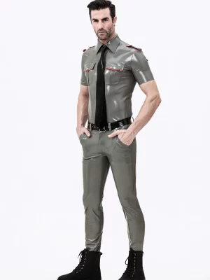 Latex Male Standard Uniform Jeans