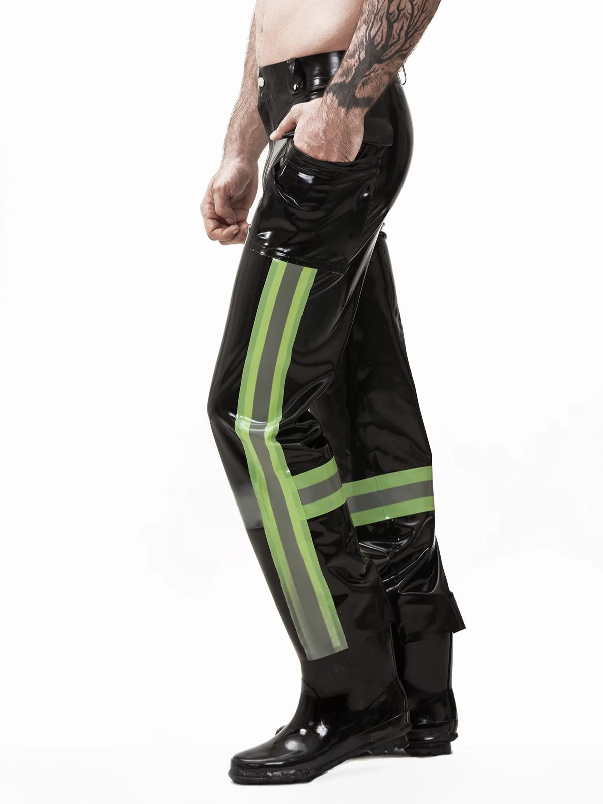 Latex Male Standard Police Breeches