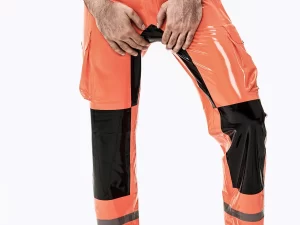 Latex Male Fireman Style Uniform Pants